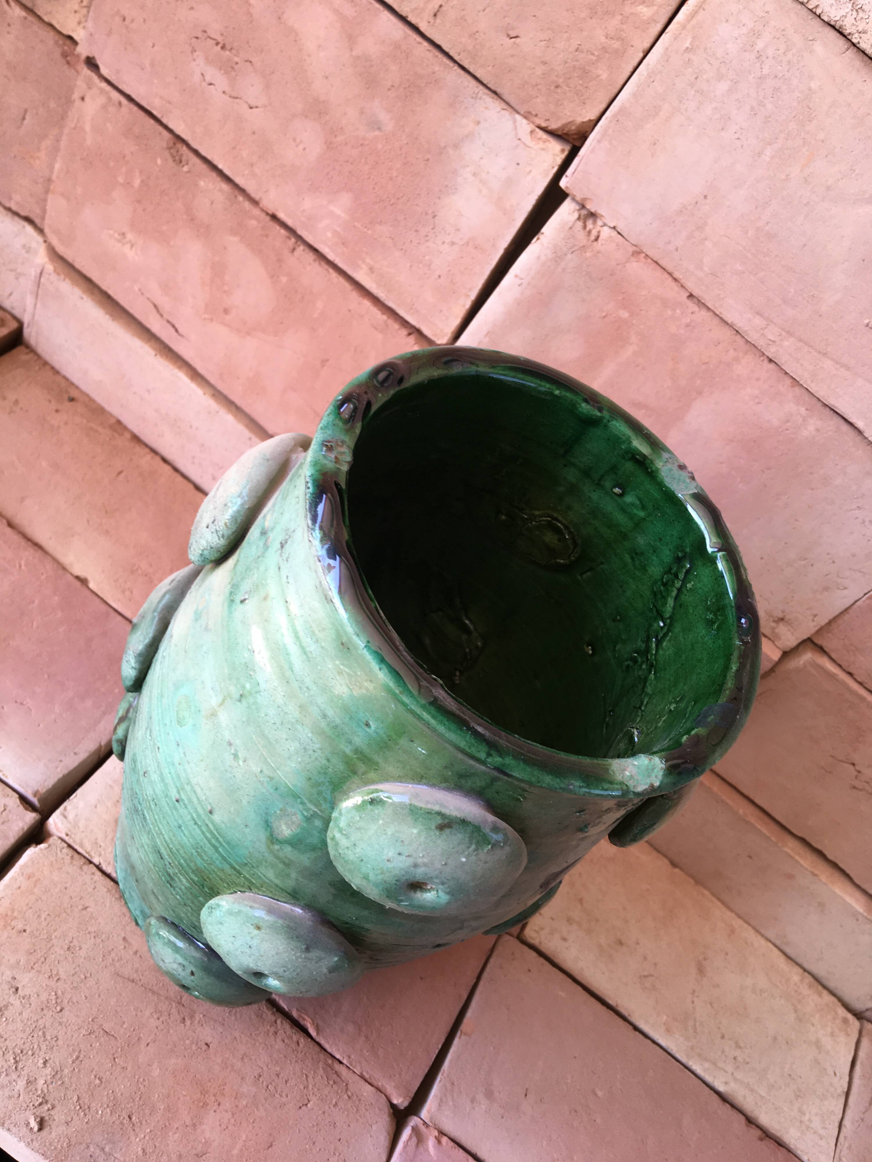 Tamegroute pottery in glazed terracotta