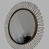 Bolspiegel en laiton du milieu du siècle Josef Frank, Svenskt, Zweden, jaren 60