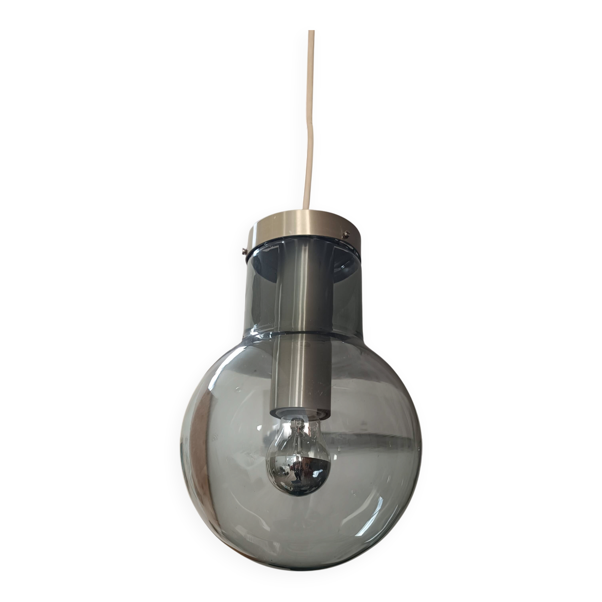 Suspended Bulb lamp by Frank Ligtelijn for Raak 1970s