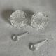 Crystal salt and pepper shakers
