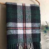 Vintage tartan throw