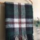 Vintage tartan throw