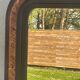 Louis Philippe mirror, beautiful format, trompe l'oeil faux bois
