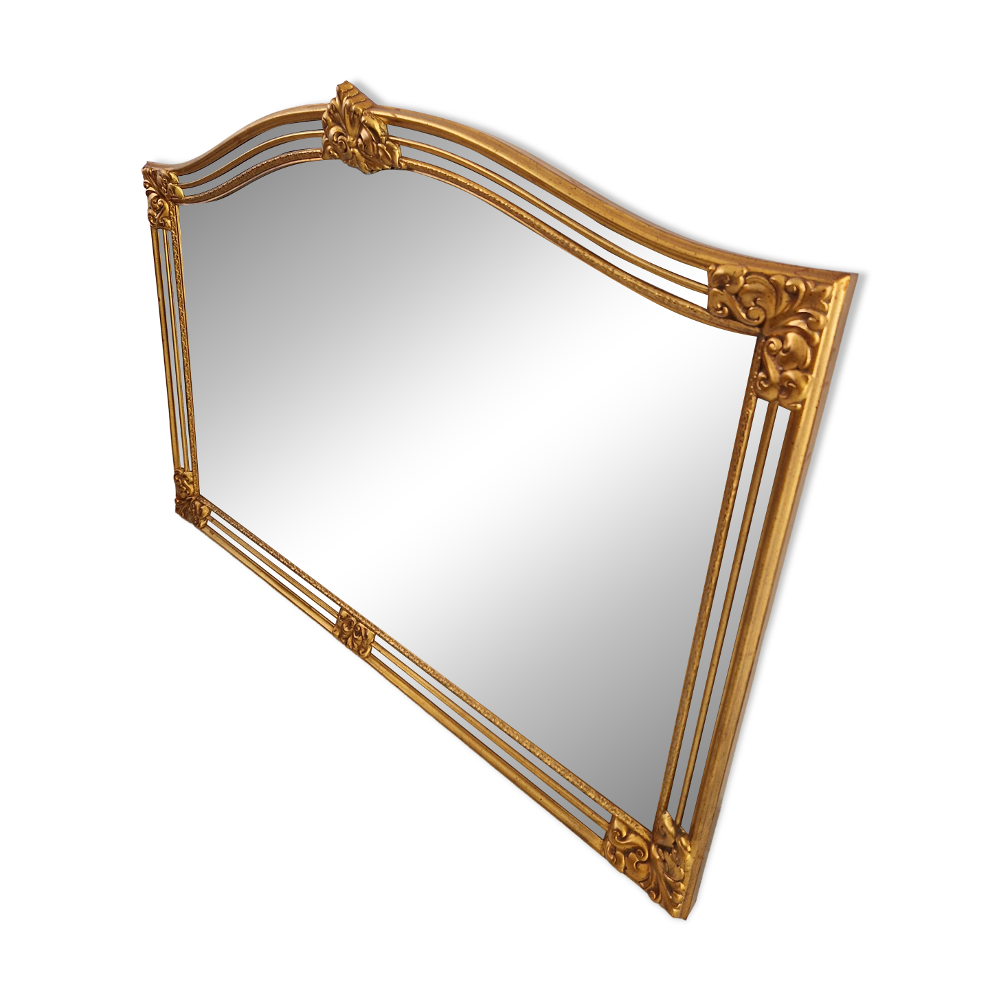 Antique Golden Mirror Deknut Baroque Style