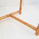 Coffee table brass & glass 1950