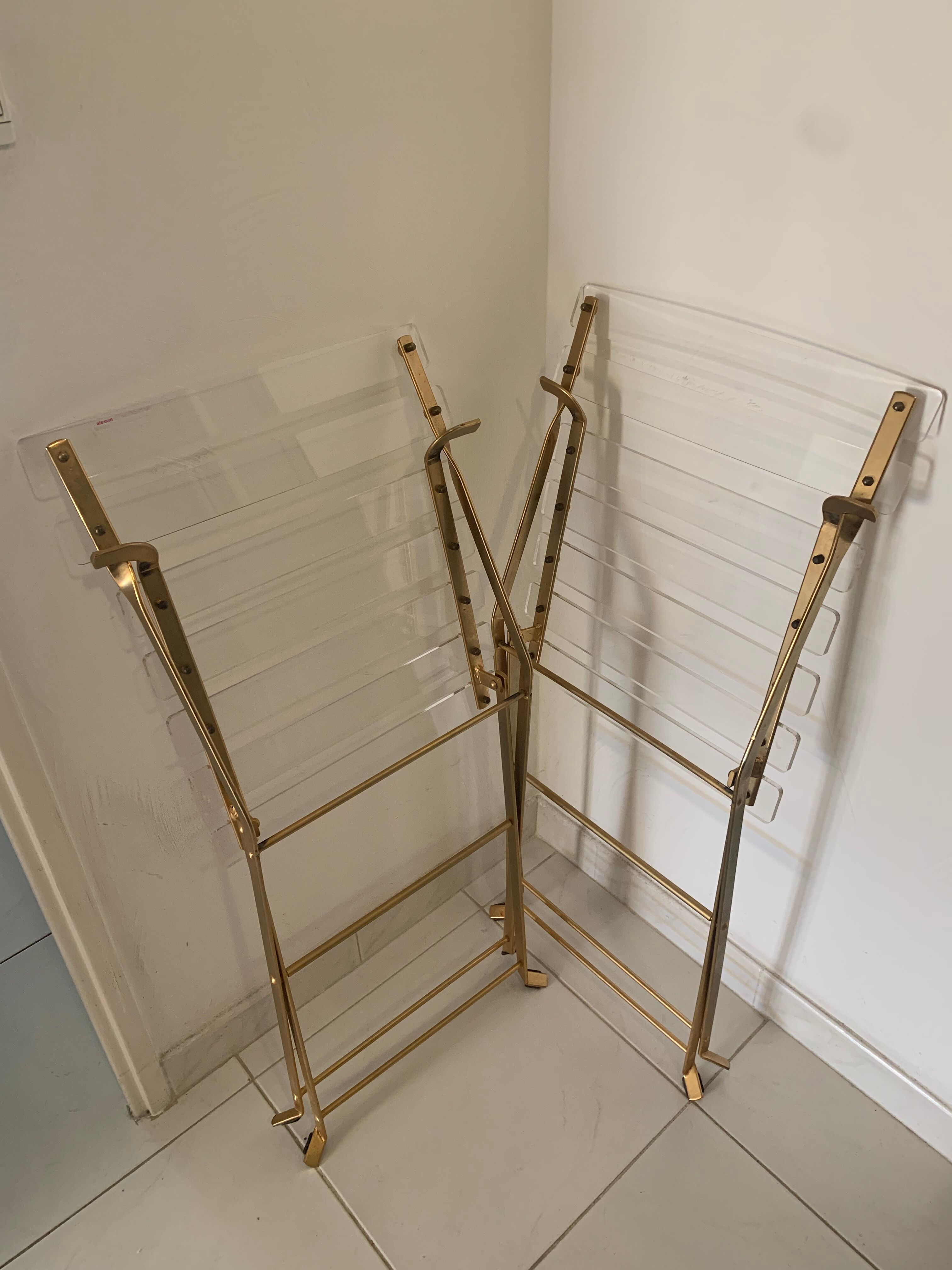 Plexiglass folding chairs