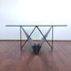postmodern Dutch design metal coffee table from the 80s or 90s