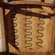 Matching Art Deco seats: 1 bridge armchair and 2 chairs.