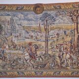 Grande tapisserie murale “Old Brussels” – 210 × 123 cm