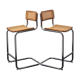 Set of 2 Marcel Breuer design bar stools produced by Cidue, Italy 1970s