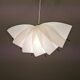 Danish conch, snail shell hanging lamp from the 80s, made of hard ABS plastic.