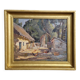 Sunny farmhouse painting