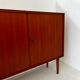 Buffet enfilade étroite scandiinave en teck