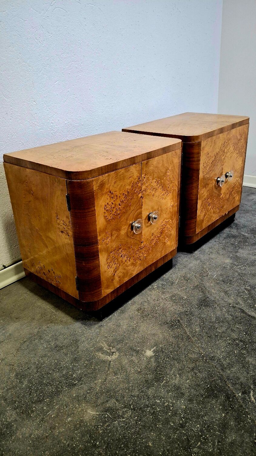 50s Art Deco Nightstand 1 of 2