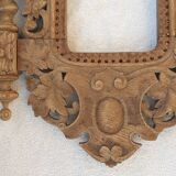 Wooden door pediment vintage sculpture wall art antique