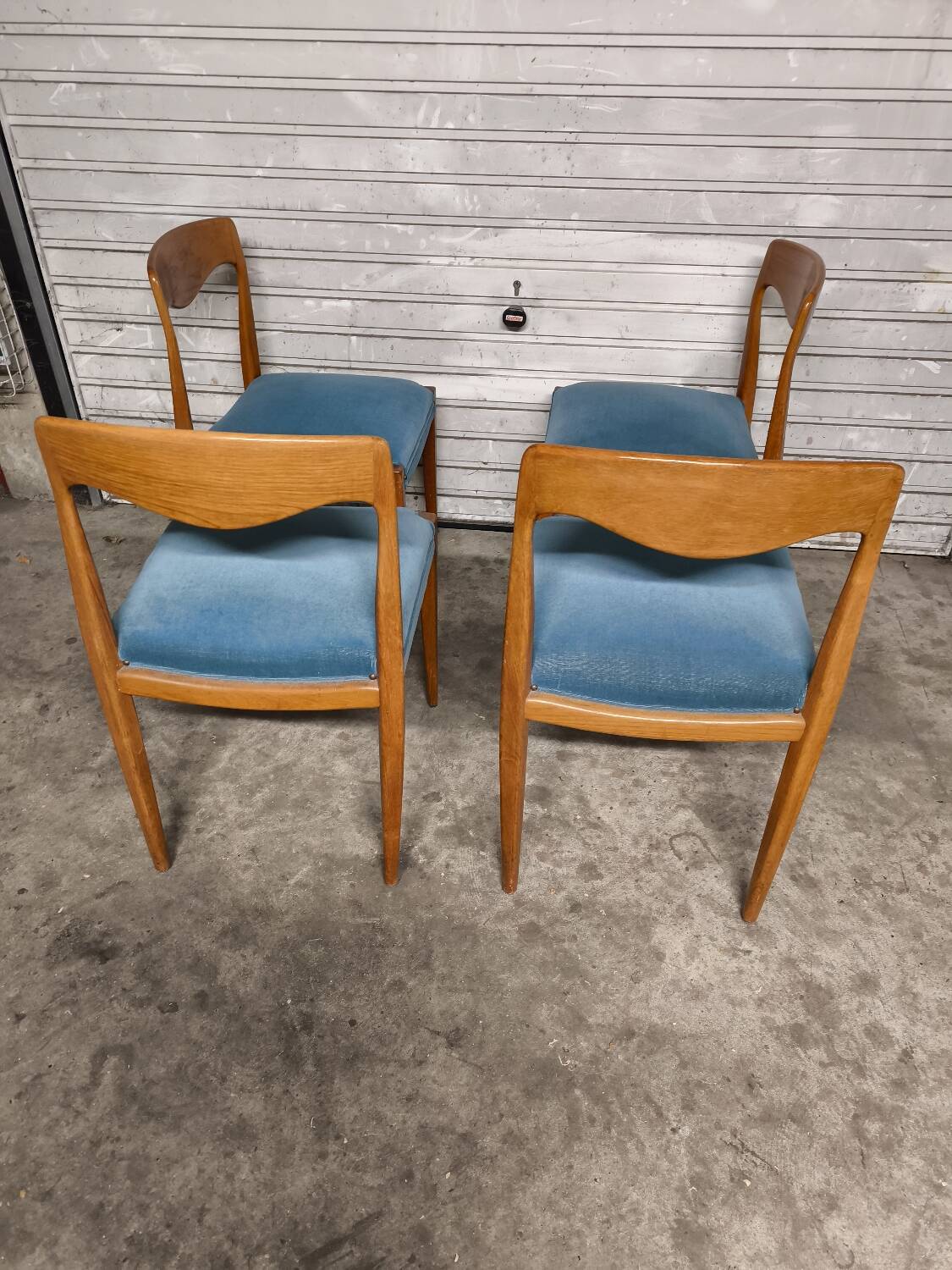 Vintage Scandinavian teak chairs 1960
