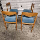 Vintage Scandinavian teak chairs 1960