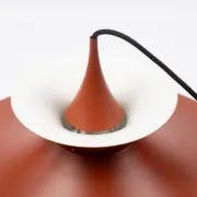 Danish vintage Radius pendant lamp by Erik Balslev, Fog og Morup, 1977