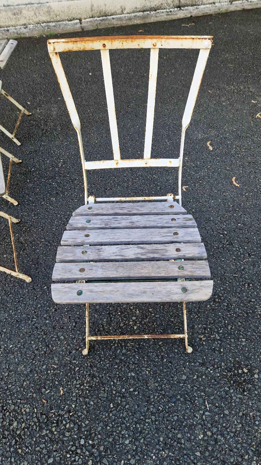 4 garden chairs