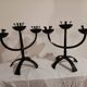Paire de chandeliers brutalise
