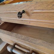 Antique oak worker