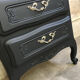 Vintage chiffonnier with black makeover