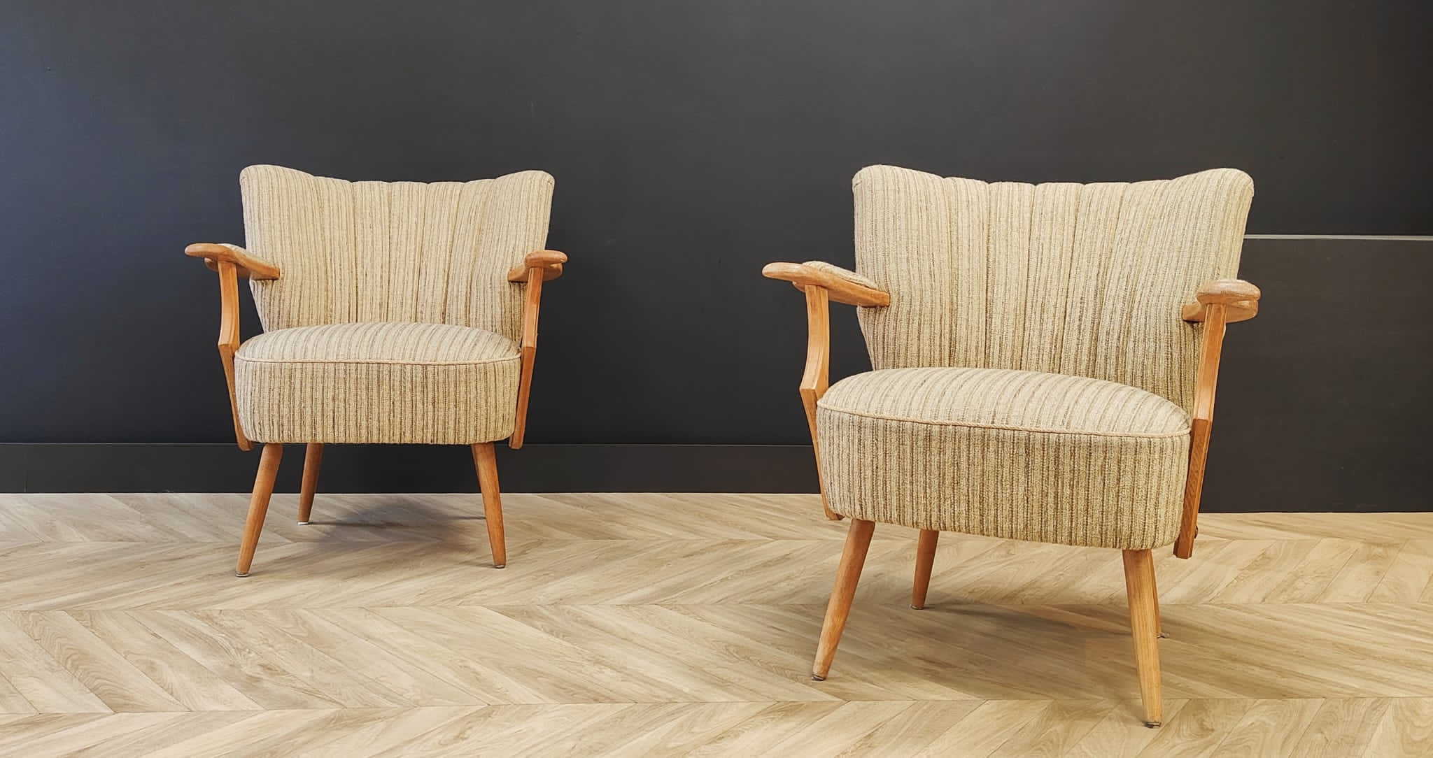 Two mid century armchairs 1960
