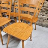 Lot 8 Chaises bistrot Campagnard 1970