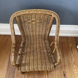 Fauteuil enfant en rotin