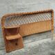 Vintage 50s rattan headboard