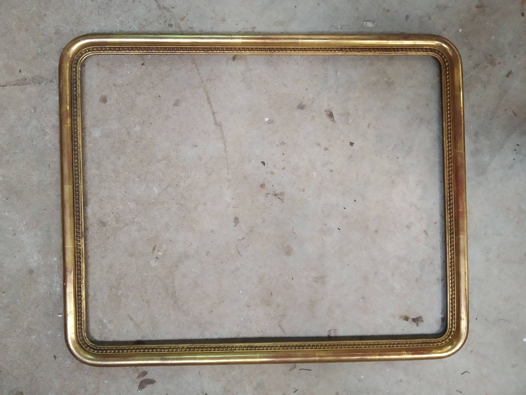 old frame napoleon III foliage 50 cm x 40 cm gilded wood