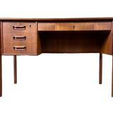 60er 70er Jahre Teak Writing Desk Schreibtisch von Gunnar Nielsen für Tibergaard