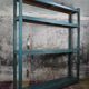 Shelf 4 shelves, blue patina