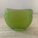 Murano vase in bubble-blown glass paste