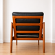Vintage Danish Illum Wikkelsø teak lounge chair model 20
