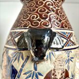 Vase polychrome en grès de Biên Hoa - Vietnam