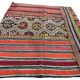 Neutral Orange Turkish Wool Kilim