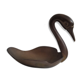 Empty brass swan pocket