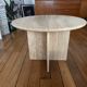 Travertine coffee table