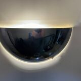 pair of chrome wall lights