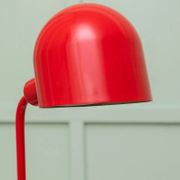 Red painted-metal desk lamp by Barbieri & Marianelli for Tronconi, 1980s Italian Memphis Postmodern design
