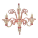 Large Single Pink Venetian Glass Sconce