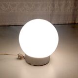 Ceiling lamp globe in opaline glass – 70s/80s