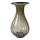 large smoked glass vase from the 1970s