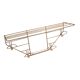 Golden wall coat rack