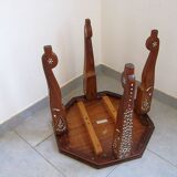 Table basse indienne « Ccic » des années 1970