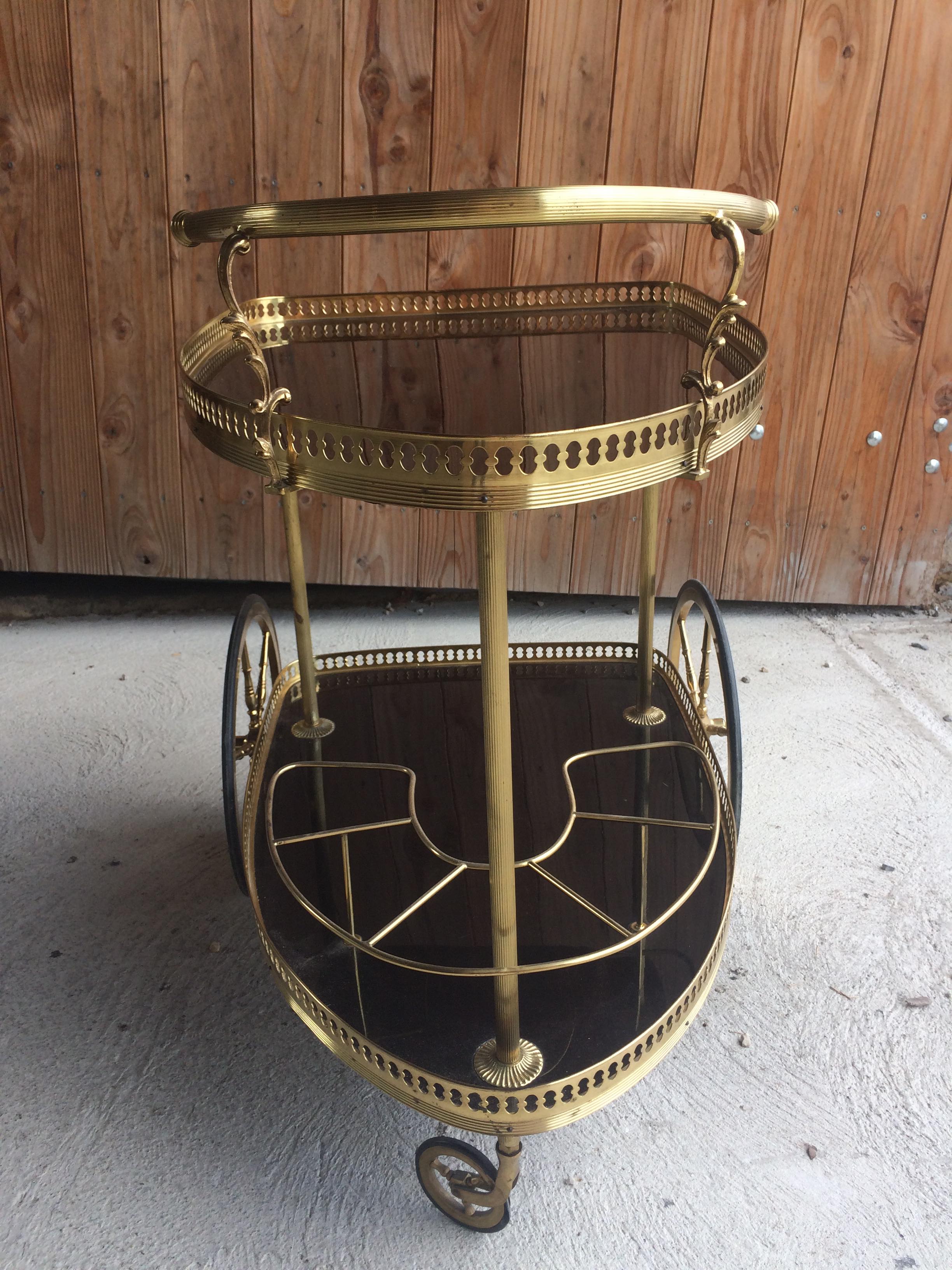 Desert of 1960 in golden brass