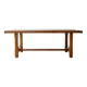 Traditional solid wood dining table