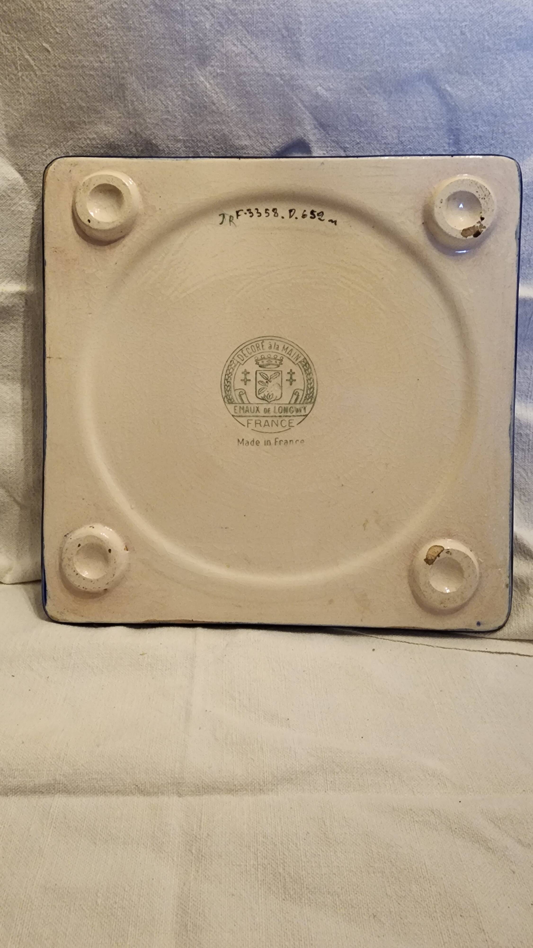 Longwy Enamel Trivet