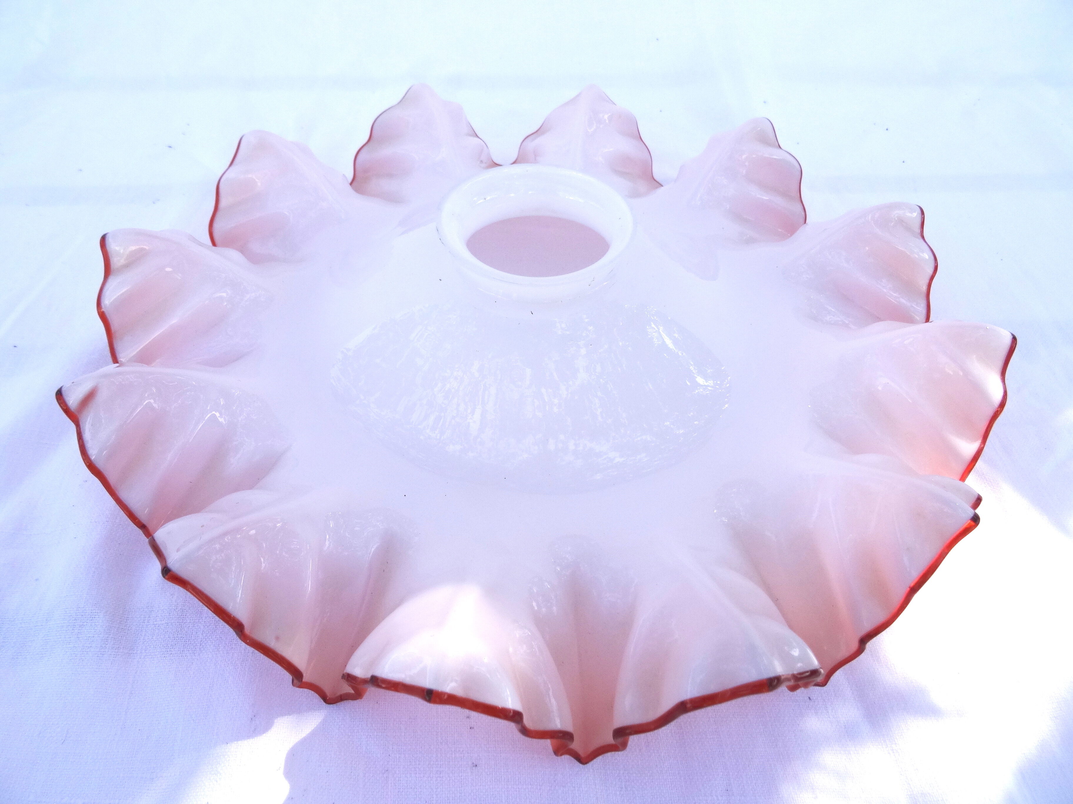 Draped opaline hanging